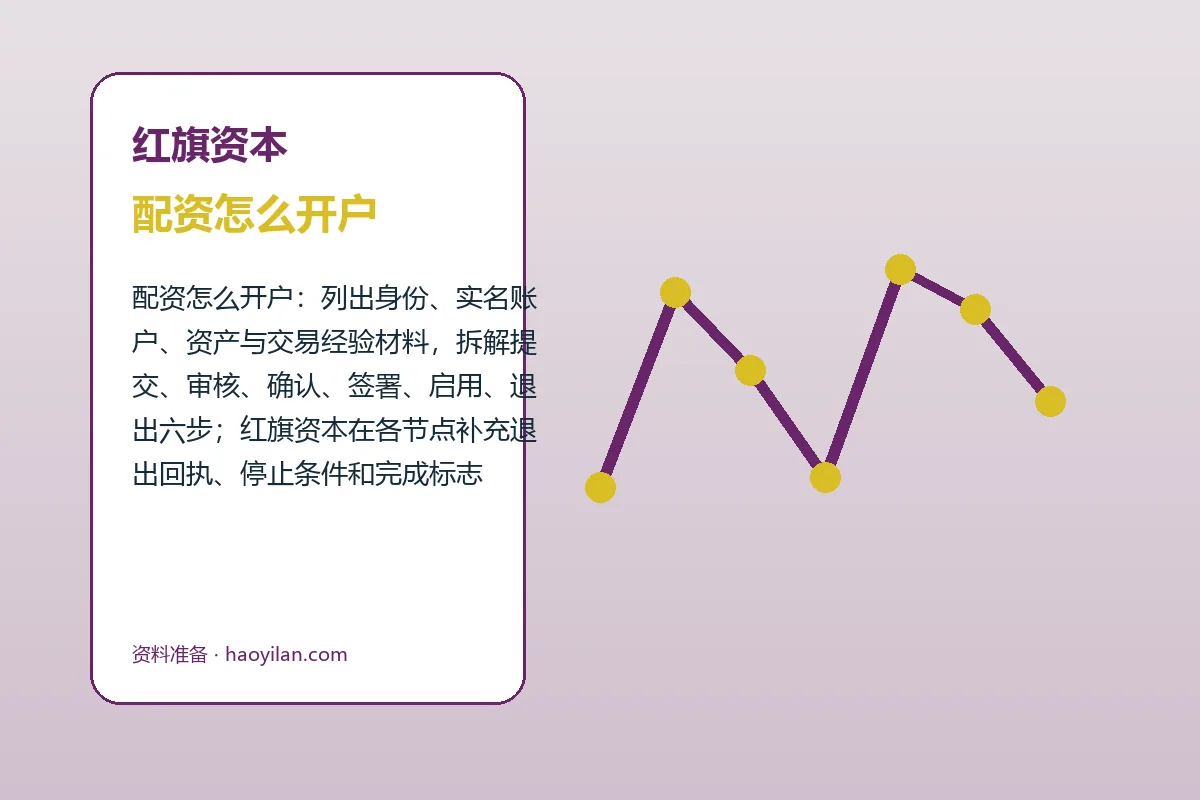 红旗资本配资服务办理流程示意